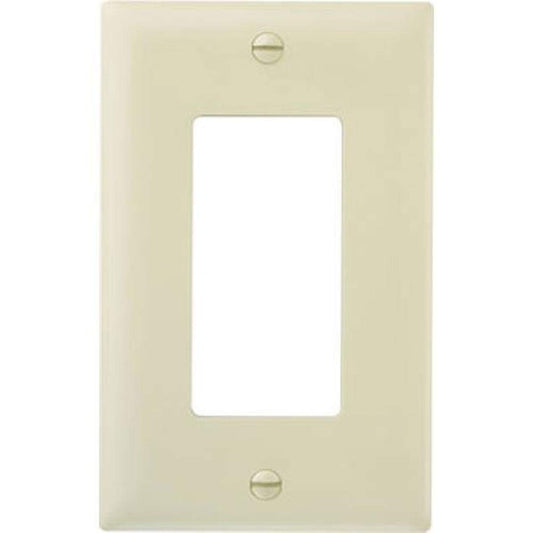 Legrand-Pass & Seymour TP26ICP Trade Master Nylon Wall Plate with One Decorator Opening, One Gang, Ivory