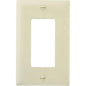Legrand-Pass & Seymour TP26ICP Trade Master Nylon Wall Plate with One Decorator Opening, One Gang, Ivory