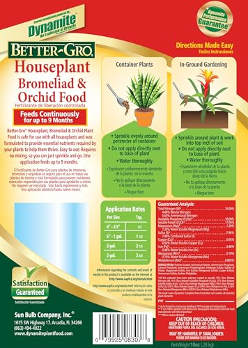 Better Gro Orchids, Bromeliads & Houseplant Slow Release Plant Food/Fertilizer [FERT25]