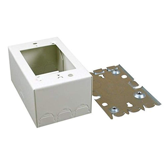 Wiremold 5744SWH STL DEEP DEV Box White