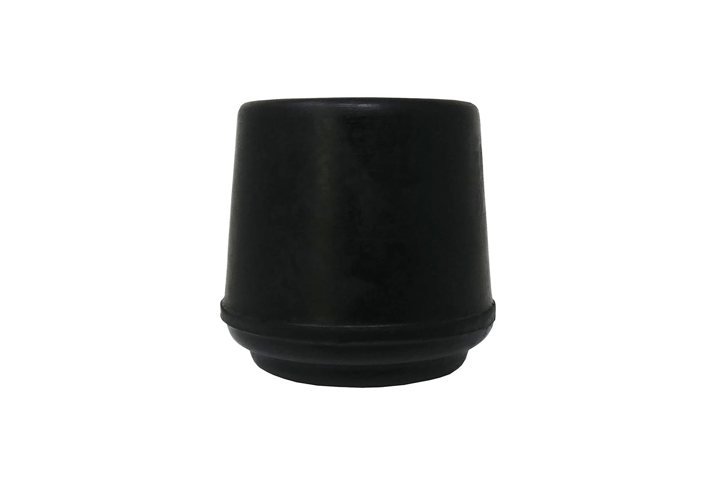 Shepherd Hardware 8762E Leg Tips 1-Inch Inside Diameter Rubber Chair Leg Caps, 24 Pack, Black