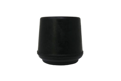 Shepherd Hardware 8762E Leg Tips 1-Inch Inside Diameter Rubber Chair Leg Caps, 24 Pack, Black