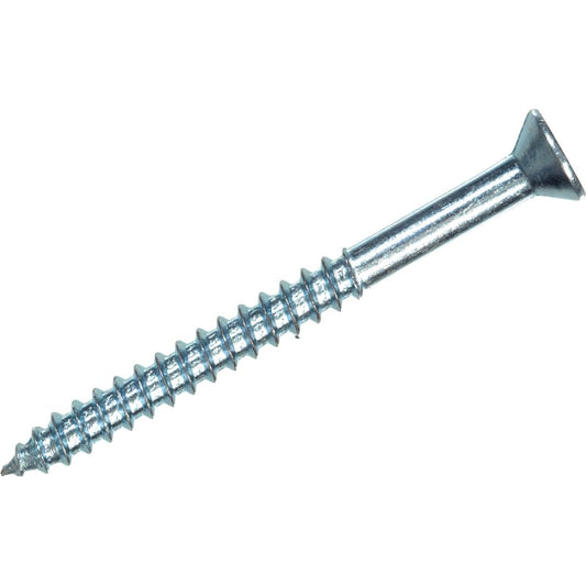 Hillman No. 10 x 1 in. L Phillips Flat Head Zinc-Plated Steel Wood Screws 15 pk