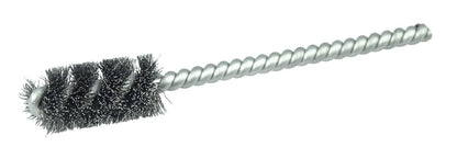 Weiler 21083 1/2" Power Tube Brush, .005" Stainless Steel Wire Fill, 1" Brush Length, Made in the USA (Pack of 10)