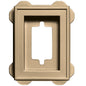 Builders Edge 130130002045 Mounting Block, Sandstone Maple