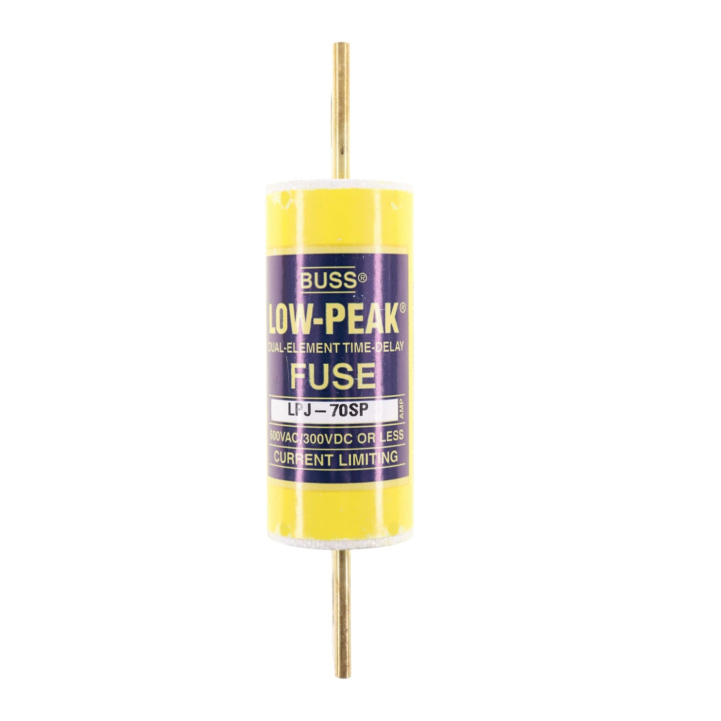 Eaton Bussmann Series LPJ-70SP Class J, Low-Peak, Dual-Element, Current limiting, Time-delay Fuse