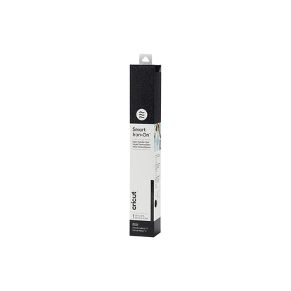Cricut Smart Iron On (13in x 3ft, Glitter Black) for Explore 3 and Maker 3 - Matless Cutting for Long cuts up to 12ft