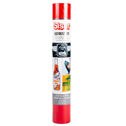 Siser Easyweed Heat Transfer Vinyl, Bright Red