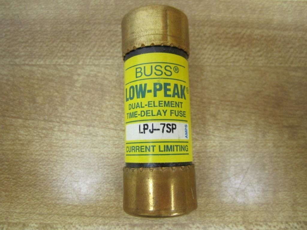 Cooper Bussmann Brand LPJ-7SP (LPJ7SP), Fuse 7A Time Delay Class J Dual Element 600V New