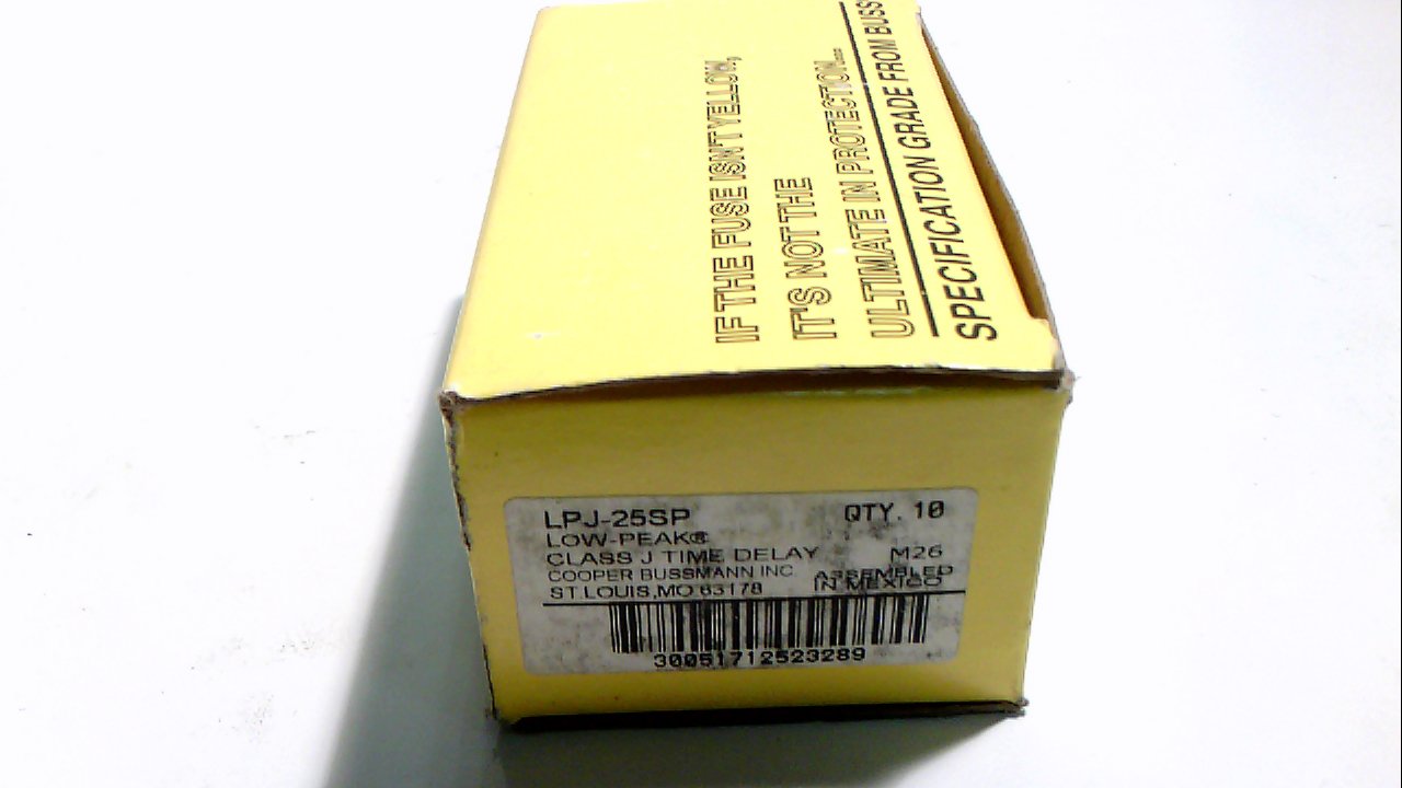 BUSSMANN LPJ-25SP -QTY OF 10-TIME DELAY LPJ-25SP -QTY OF 10-