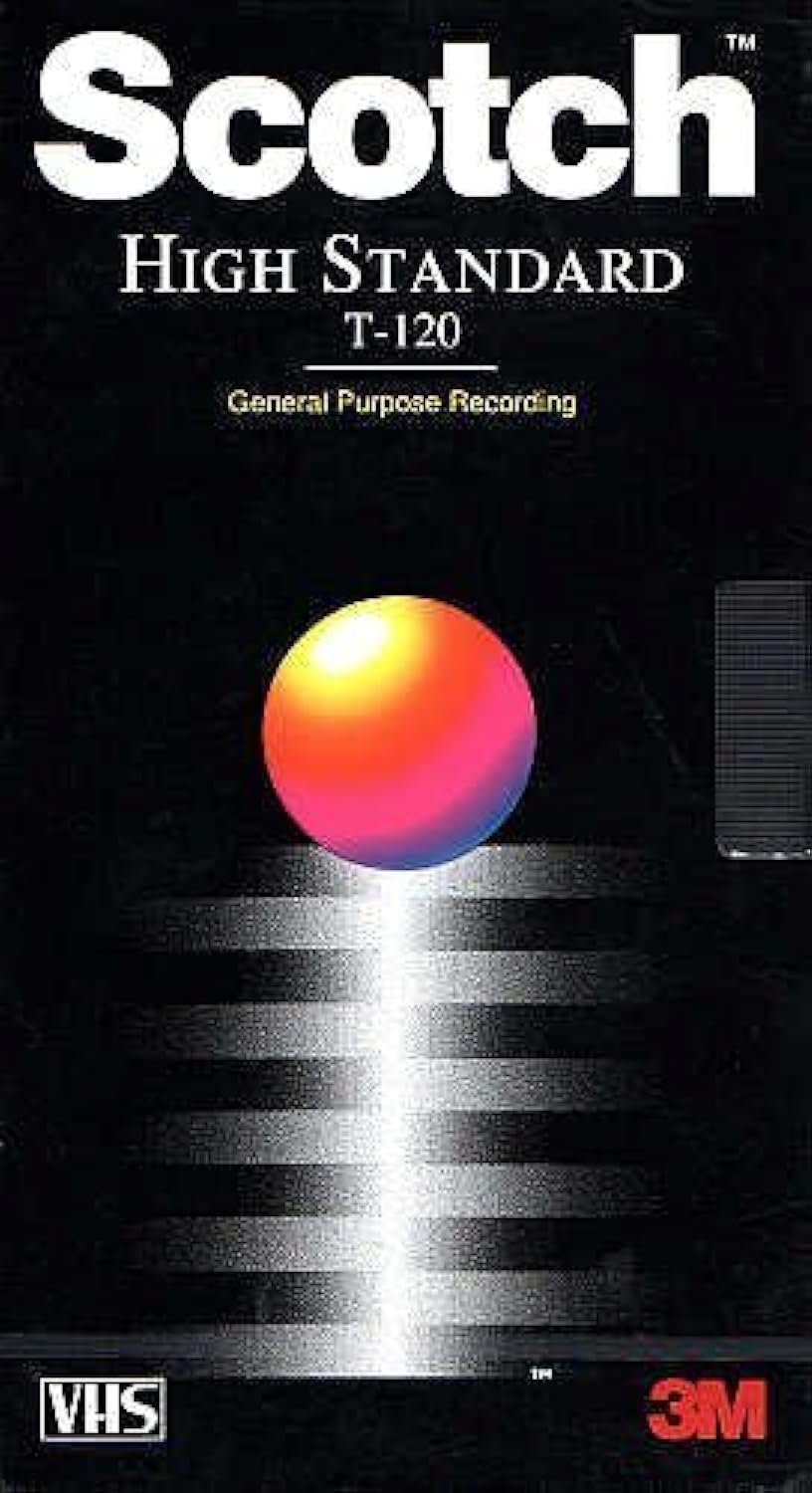Scotch High Standard T-120 Blank VHS Tape