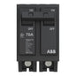 ABB Q-Line® THQL2170P Circuit Breaker • 70 Amp Double-Pole Breaker • 120/240 VAC • 10 kAIC Interrupt Rating • Thermal Magnetic Plug-On Breaker for Load Centers