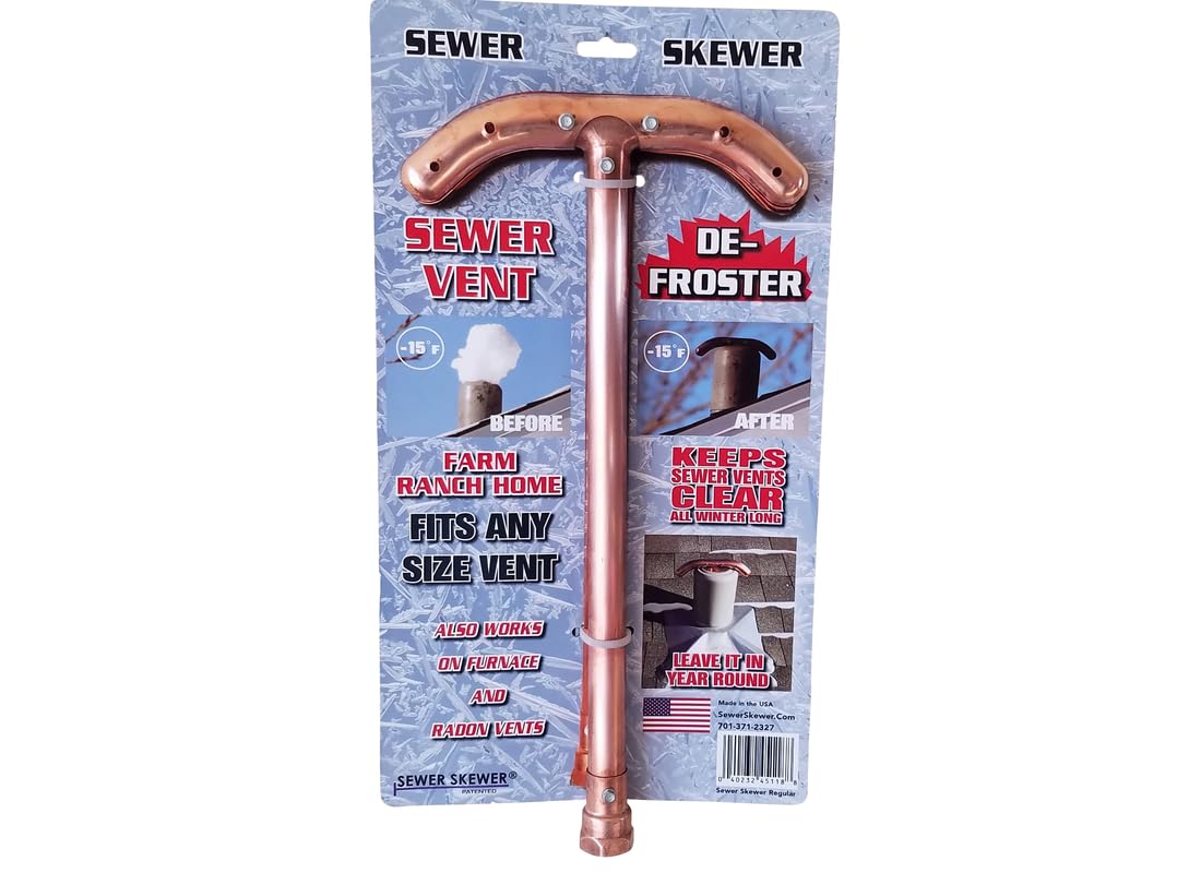 Sewer Skewer 17 in. L Copper Sewer Vent Defroster