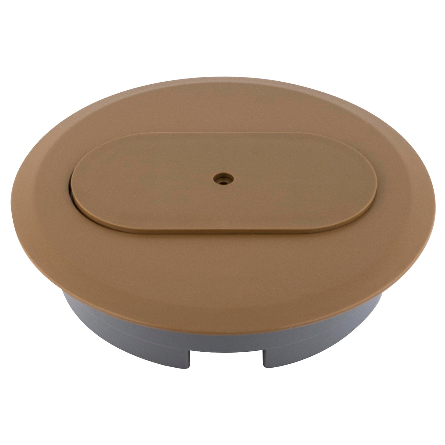 Carlon E97DSC Duplex Receptacle Flush Mount Carmel Cover