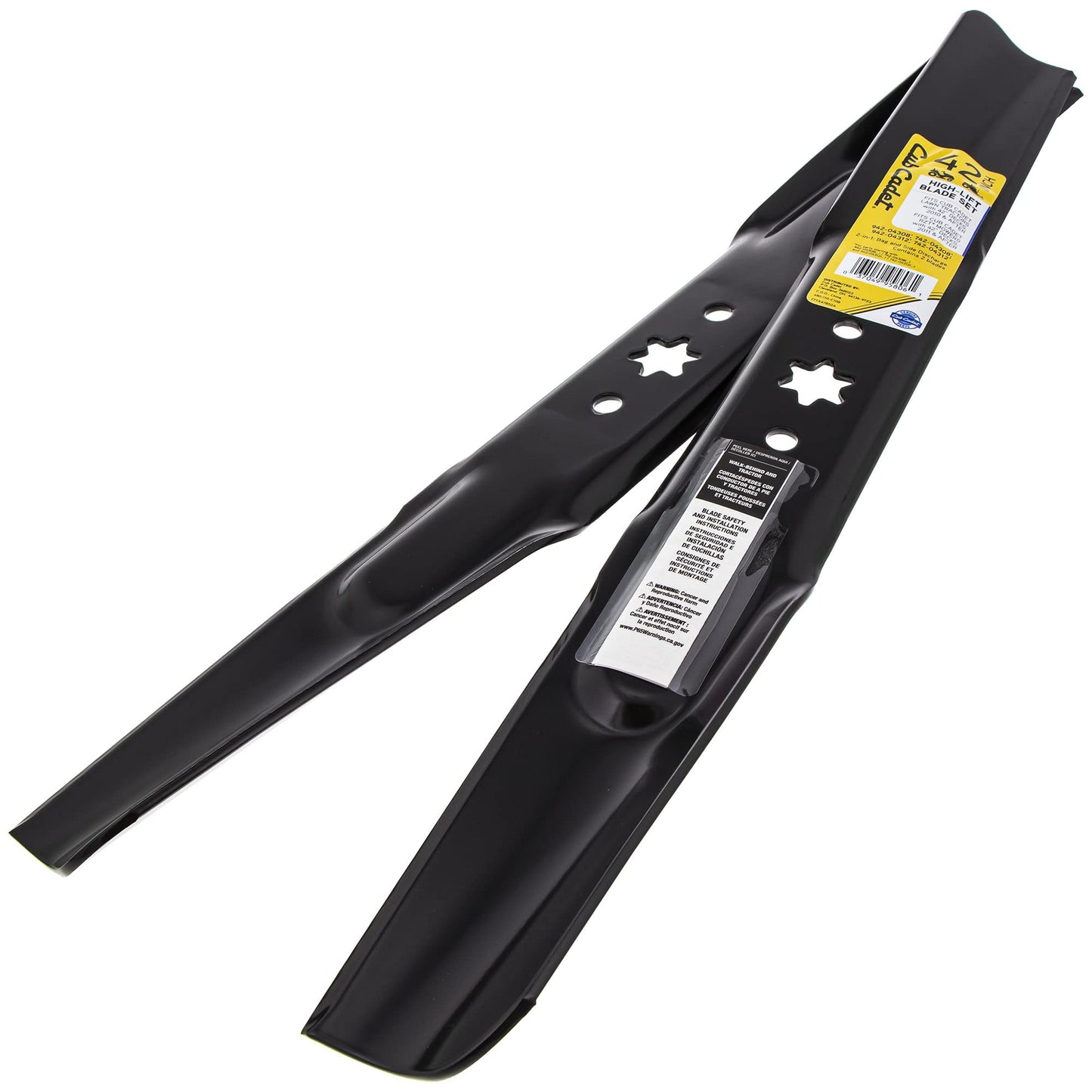 CUB CADET 490-110-F108 Blade Set 42" 04308 RZT SX XT1 XT2 ZT1 Ultima 42 S L LX42 490-110-C108