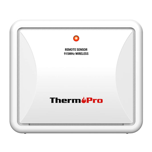 ThermoPro TX-2B 915MHz Additional Humidity Sensor Fitting Outdoor Waterproof Transmitter for Indoor Outdoor Thermometer Wireless Outside Thermometer and Temperature Monitor