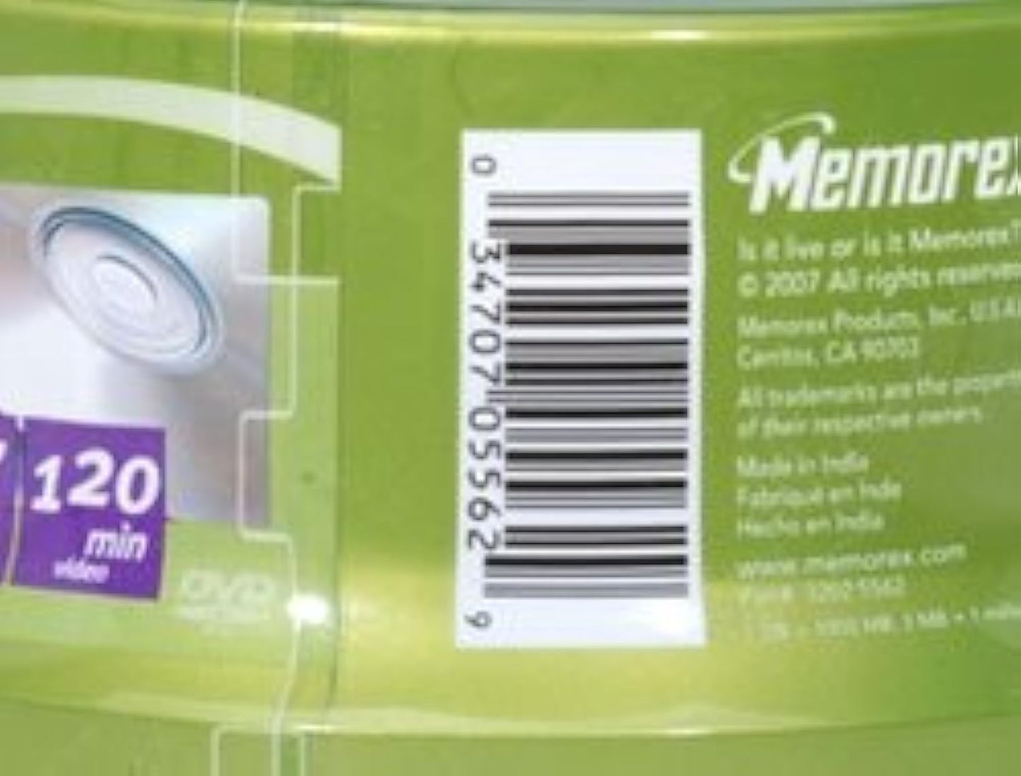 Memorex 4x DVD-RW Media