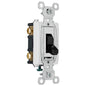 Legrand Pass & Seymour CS15AC3ICC8 15 Amp 120/277V Commercial Specification Grade Toggle Switch, 3-Way, Side Wire, Ivory (1 Count)