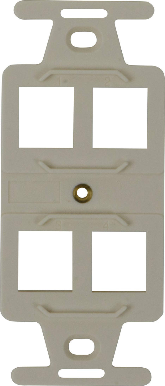 Legrand OnQ WP1064LA Straps-106 Receptacle, Light Almond