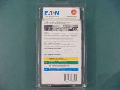 Eaton CH 15 Amp All in One AF/GF Plug-on-Neutral Breaker