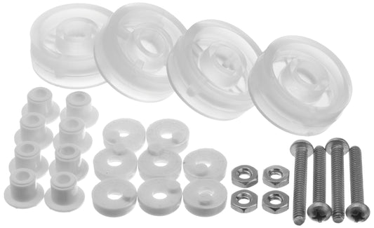 Pentair R201450 177 and 178 4 Wheels with Axle Assembly Replacement ProVac Pool and Spa Vacuum Heads
