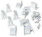 ClosetMaid 21782 Wall Bracket Bag, 2-1/8 in L, 2-7/8 in H, Resin