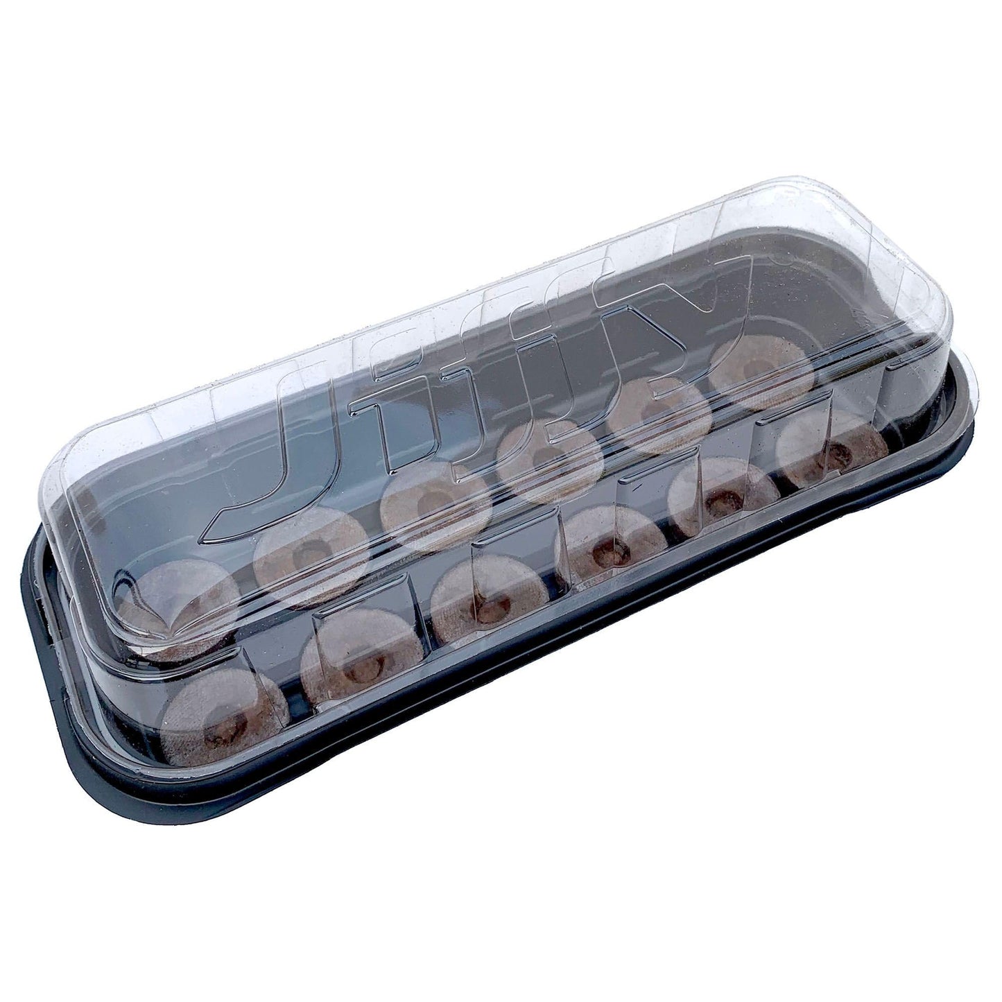 Jiffy Seed Starting Kit, 12 Cell 36mm Peat Pellets