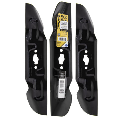 CUB CADET 490-110-C193 Ultra High Lift Blade Set S Shape Center Hole Enduro XT1 Ultima ZT1 ZT2 50" Deck Mowers