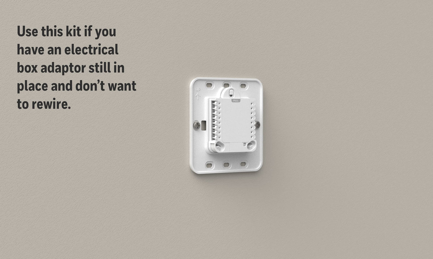Honeywell Home Cover Plate & Electrical Box Adaptor