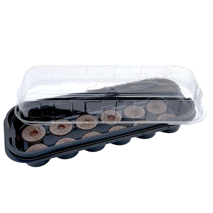 Jiffy Seed Starting Kit, 12 Cell 36mm Peat Pellets