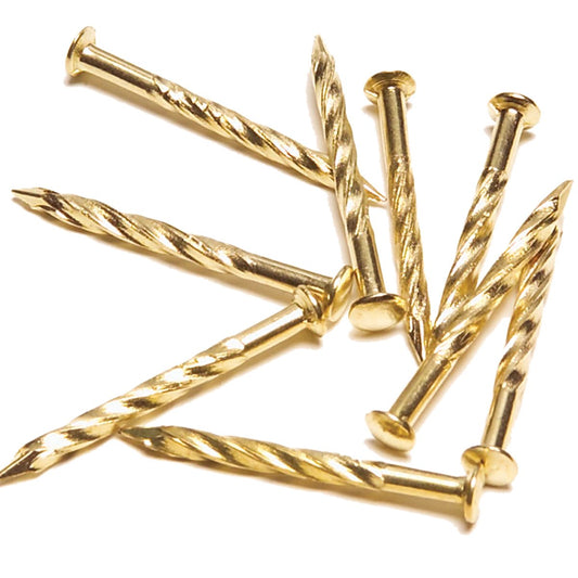 M-D Building Products 21485 1-1/4-Inch Screw Nails for Carpet Metal, 12 Per Pack
