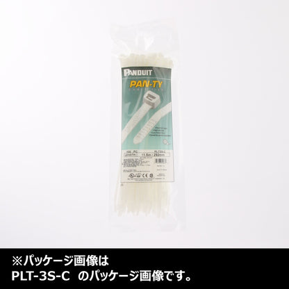 Panduit PLT5H-C Cable Tie, Heavy, Nylon 6.6, 17.7-Inch Length, Natural (100-Pack)