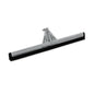 Rubbermaid Commercial Products Heavy-Duty Floor Squeegee, 22-inch Dual Moss, Silver/Metal, Heavy Duty Rubber Floor Scrubber for Bathroom/Garage/Tile