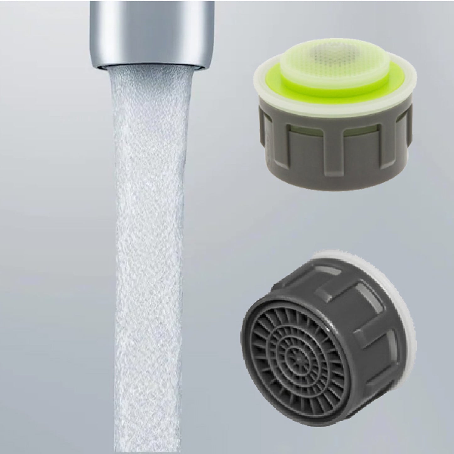 Cascade 0.5 gpm Aerated Stream Bathroom Faucet Aerator PCA Regular Size Ultra Low Flow