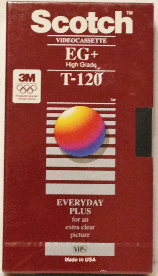 Scotch EG+ High Grade T-120 Recording Tape