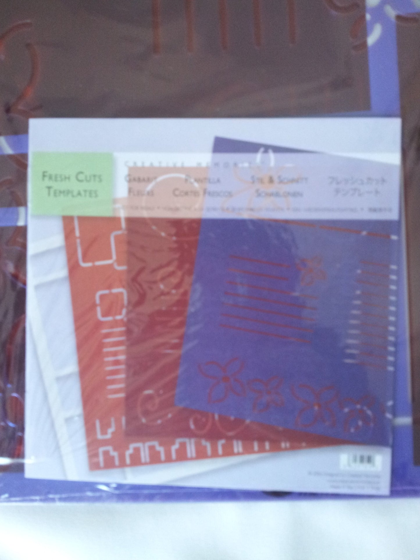 Creative Memories Fresh Cut Templates