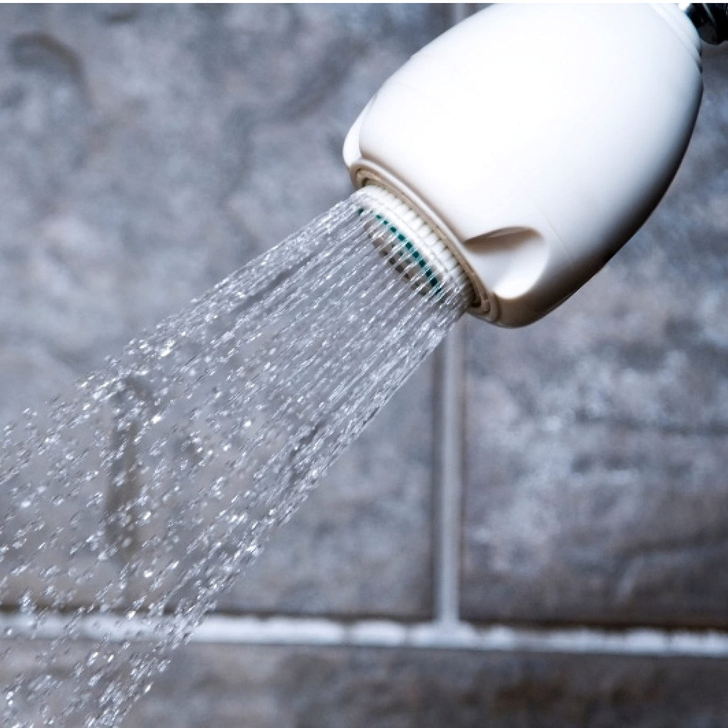 Niagara Conservation N2912 Earth Spa 3-Spray with 1.25 GPM 2.7-in. Wall Mount Adjustable Fixed Shower Head in White, 1-Pack | Bathroom Shower Head Sprayer with Pressure Compensation Technology