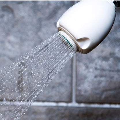 Niagara Conservation N2912 Earth Spa 3-Spray with 1.25 GPM 2.7-in. Wall Mount Adjustable Fixed Shower Head in White, 1-Pack | Bathroom Shower Head Sprayer with Pressure Compensation Technology