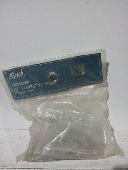 10 "Easypleat" Hooks Standard Height