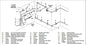 Legrand Wiremold V5751-2 Metal Raceway for Extending Power, 500 and 700 Series, 2 Gang Flush Type Extension Adapter Box, 15/16" Deep, Ivory (1 Pack)