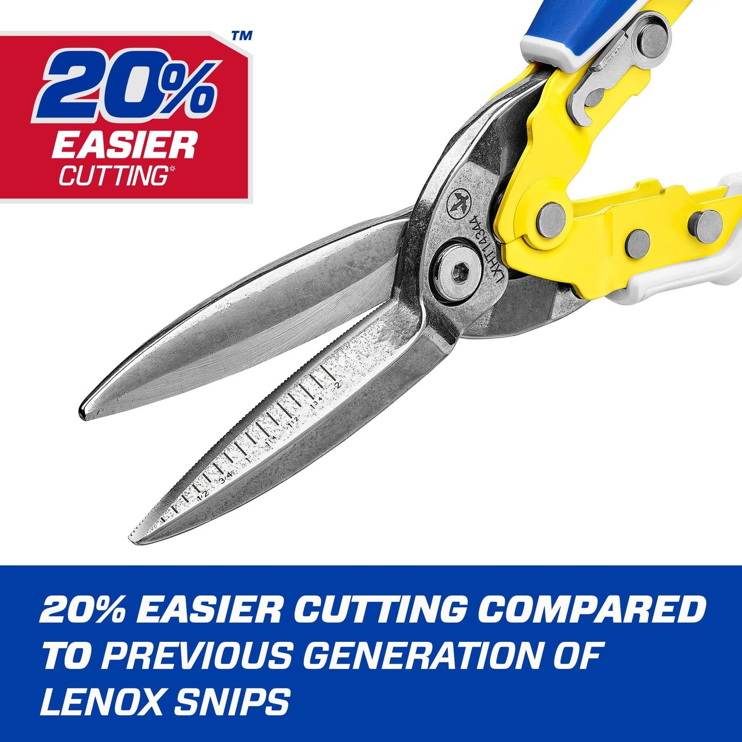 LENOX TOOLS Pliers, Long Straight Avitation Snips, With Durable Grip (LXHT14344)