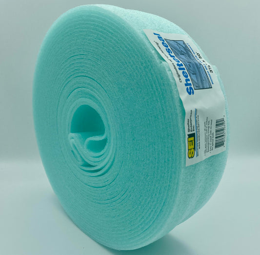 Shelterseal Rigged Sill Plate Gasket, Sill Seal, Aqua (3 1/2" x50')