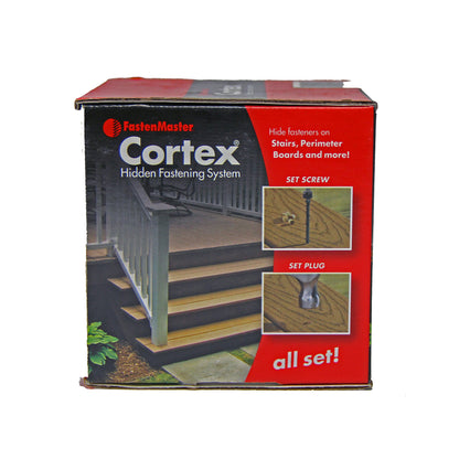 FASTENMASTER Cortex 2-1/2" Fastening System for Trex Decking - 100 Linear Feet - Trex Select Pebble Grey