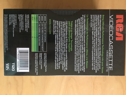 RCA T120H - Premium Grade - VHS tape - T - 1 x 120min