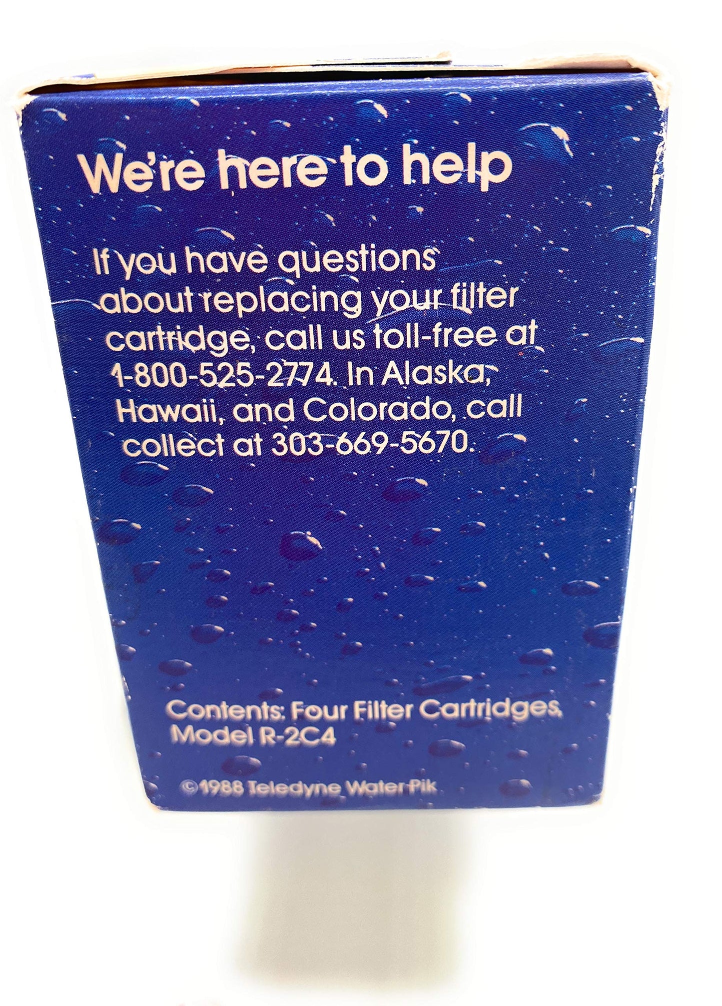 Waterpik WP-100E4 R-2C4 Water Filter Cartridges, 4-Pack