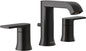 Moen T6708BL Matte black two-handle bathroom faucet