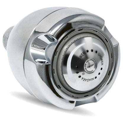 Niagara Conservation Earth Spa 3-Spray with 1.25 GPM 2.7-in. Wall Mount Adjustable Fixed Shower Head - Chrome