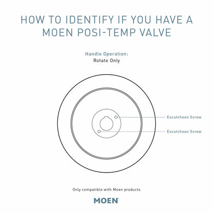 Moen T2153 Chrome Posi-Temp(R) tub/shower