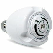 Niagara Conservation Earth Spa 3-Spray with 1.5 GPM 2.7-in. Wall Mount Adjustable Fixed Shower Head - White