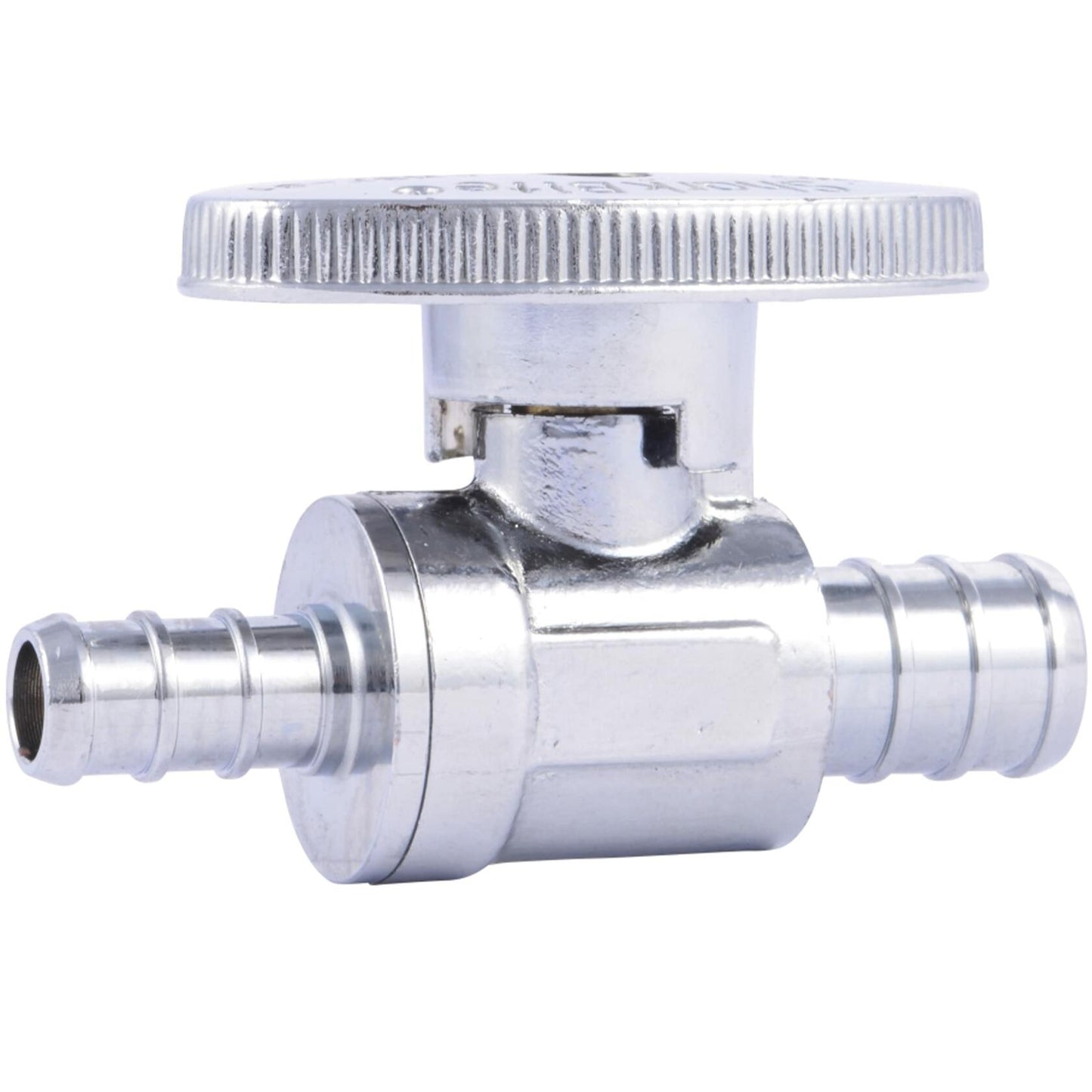 SharkBite 1/2 in. PEX Barb X 3/8 in. Brass Stop Valve